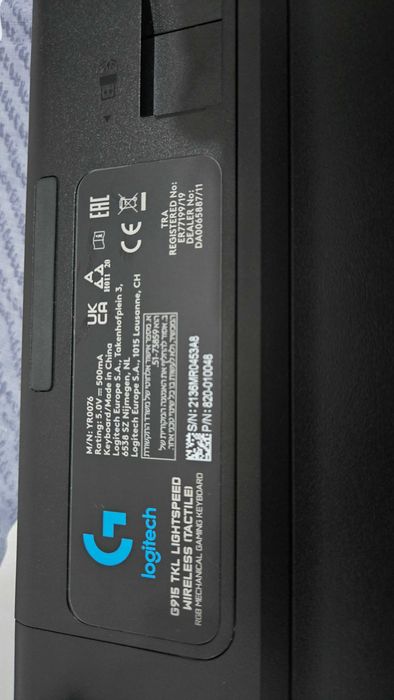 Teclado Logitech G915 TKL