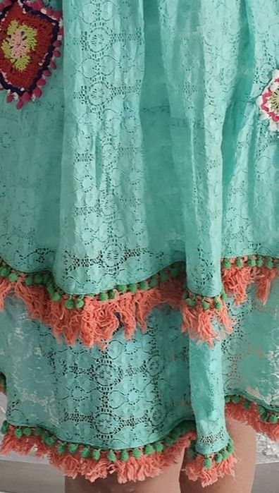 Antica Sartoria włoska sukienka boho roz M