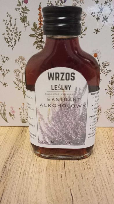 Ekstrakt alkoholowy z kwiatów wrzosu leśnego |100 ml| ręczna produkcja
