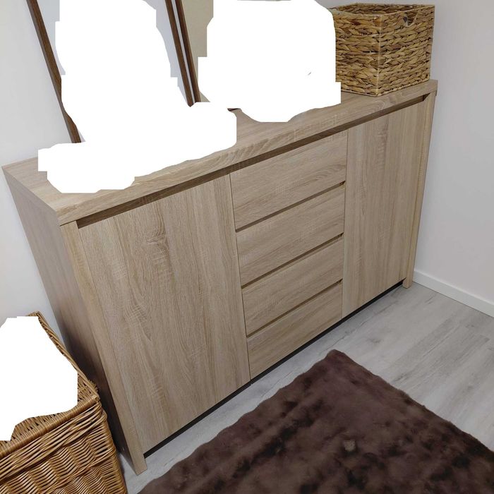 Zestaw mebli Kaspian (szafa + komoda) – stan bardzo dobry