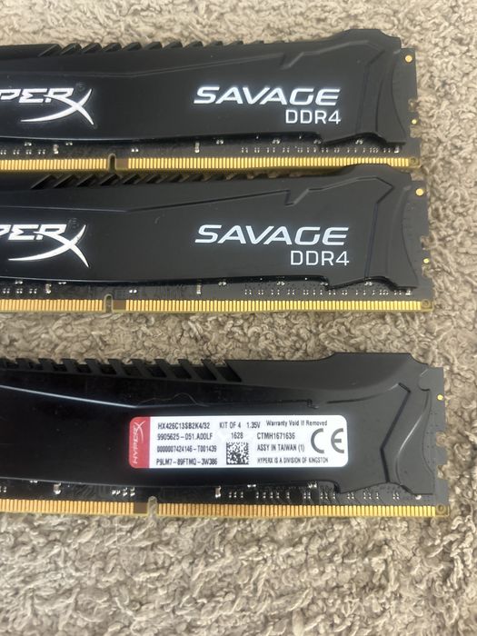 Hyper x - Savage DDR4 8GB cada