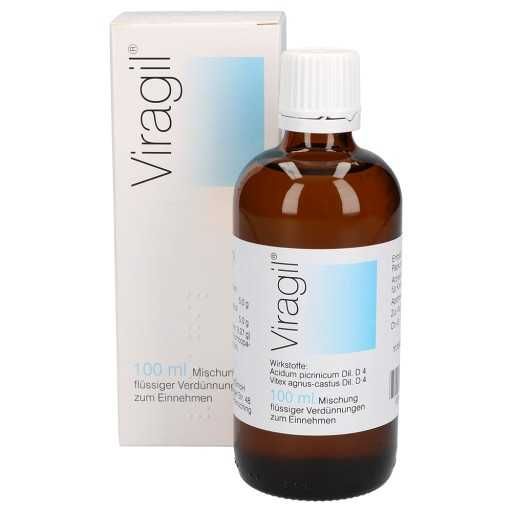 Засіб для відновлення чоловічої сили та лібідо Вірагіл  Viragil 100ml. БАДИ. (ТЕРМІН ДО 07/26)