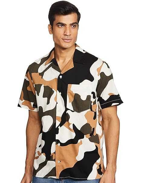 Tommy Hilfiger_CARBON FLORAL CAMO SHIRT_ koszula męska_M