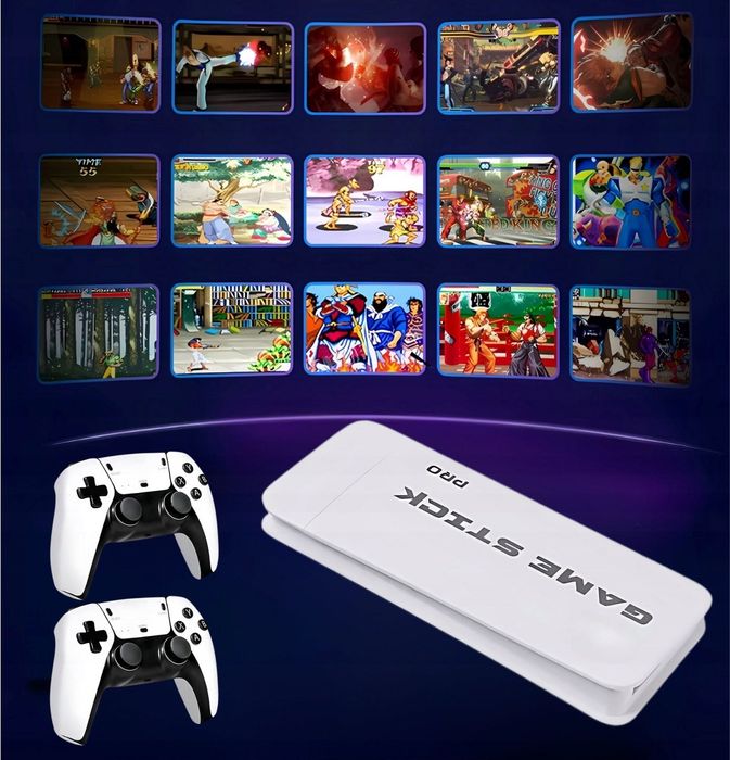 KONSOLA TELEWIZYJNA Gra PS1 20000 Gier Retro 2 Pady HDMI 15 Emulatorów