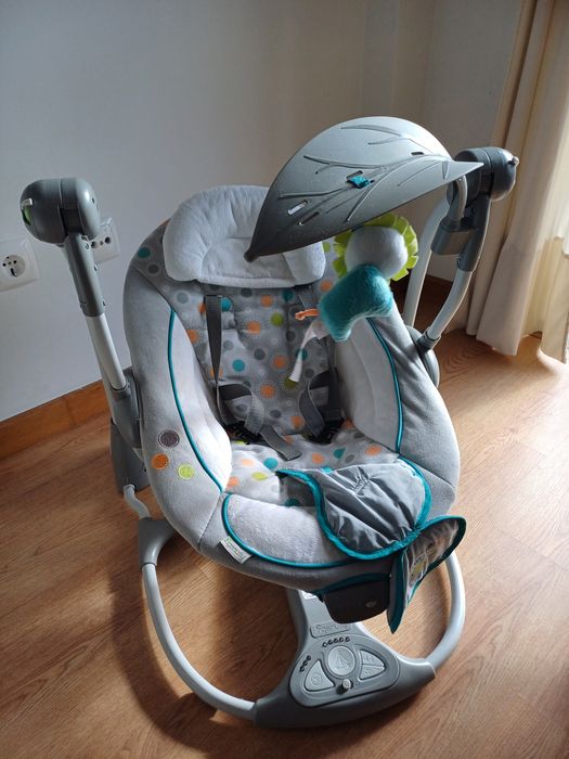 Baloiço automático Ingenuity para bebé – 5 velocidades e música