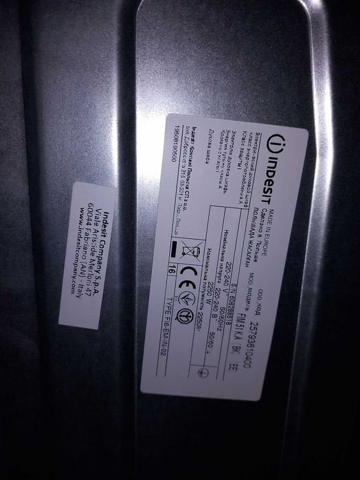 Forno Indesit [Restauro/ Peças]