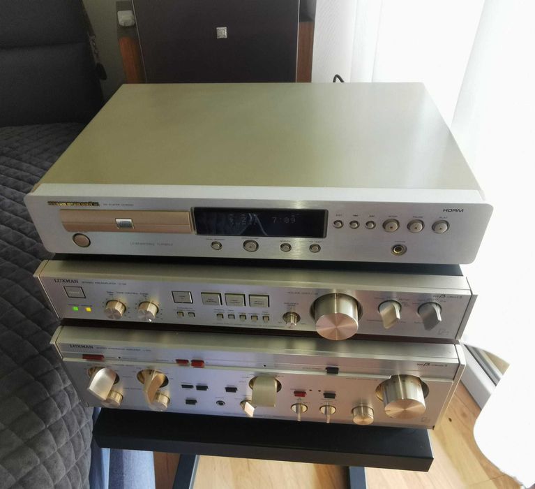 Zestaw stereo hifi  Luxman Revox