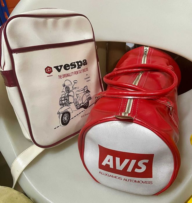 Sacos promocionais vintage e retro