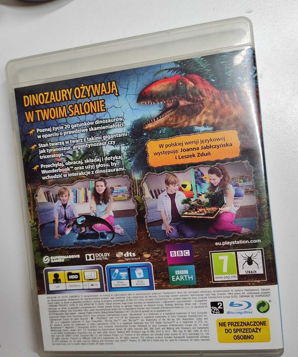 GRA PS3 Wędrówki z Dinozaurami + WONDERBOOK