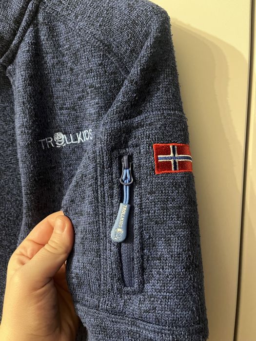 Дитяча фліска на 128 см Trollkids