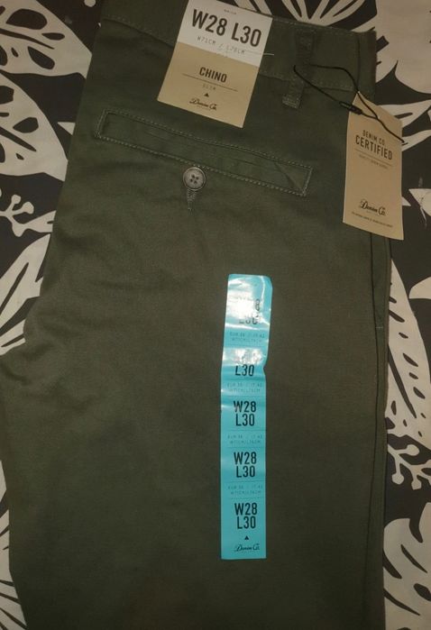 Calças Caqui Slim W28/ L30