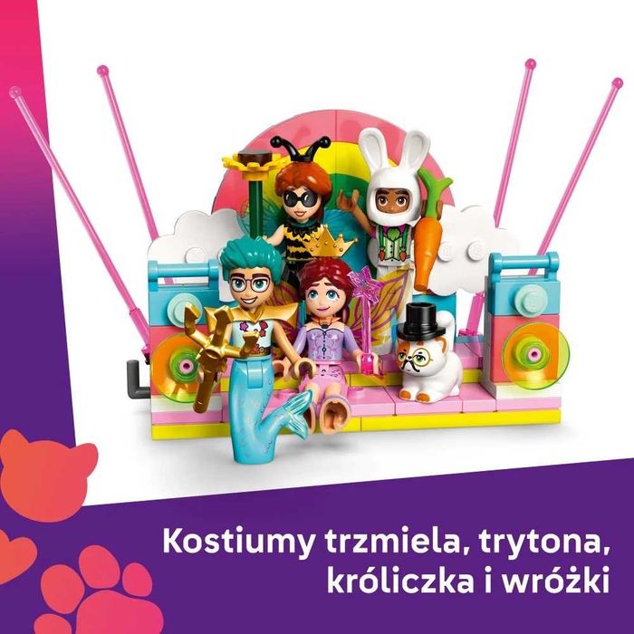 Klocki Lego Friends 42661 Bal przebierańców z jednorożcem i wróżką
