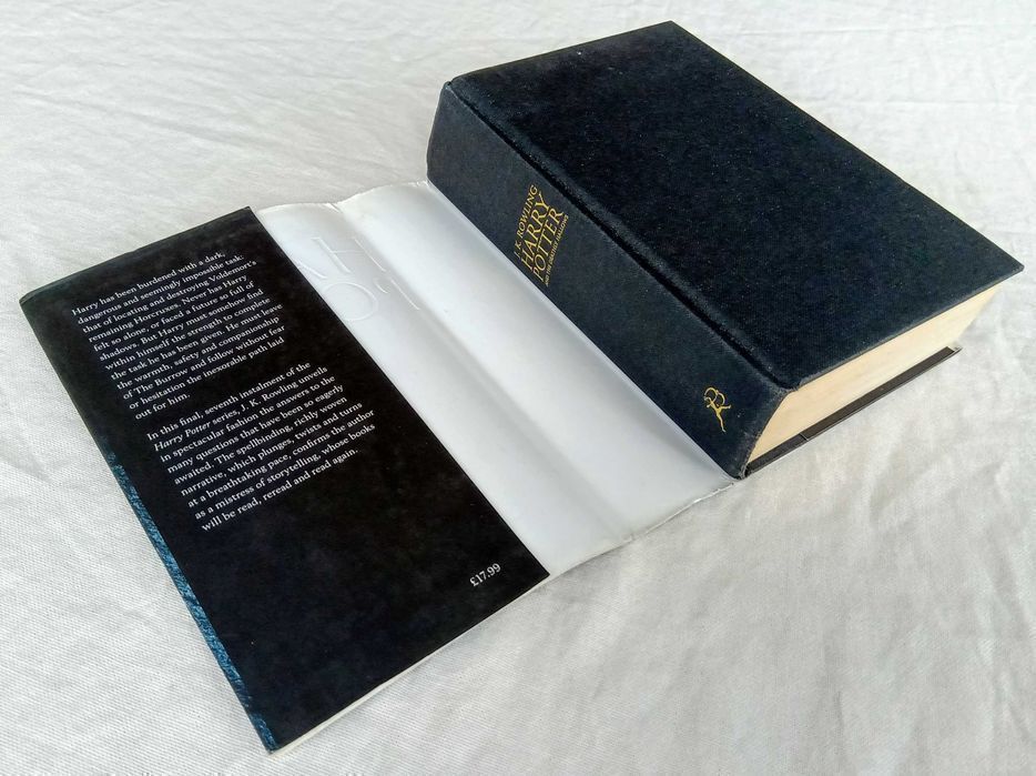 1st Edition in Bloomsbury Harry Potter and the Deathly Hallows (Adult) de J.K. Rowling [Portes Incluídos]