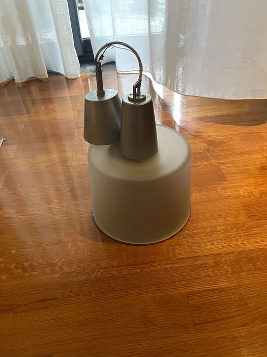 Candeeiro cromado retro