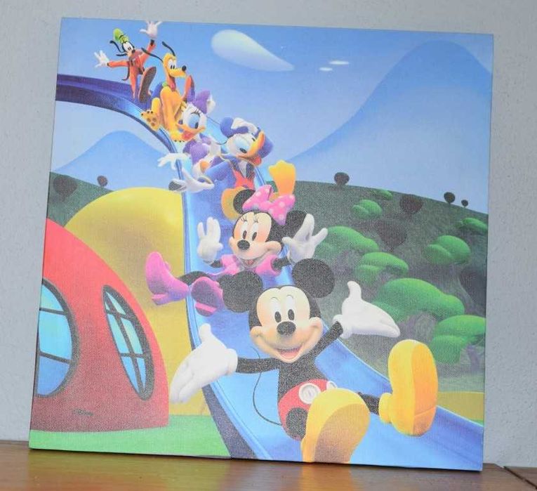 Quadro de parede da Disney – Turma do Mickey