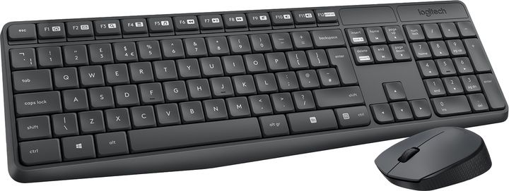 Клавіатура Комплект 2в1 бездротовий Logitech MK235 (клавіатура + миша)