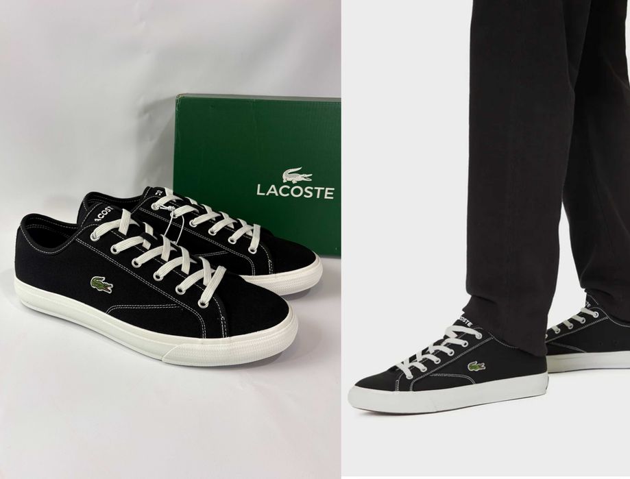 Чоловічі текстильні кросівки кеди Lacoste Backcourt 47 розмір