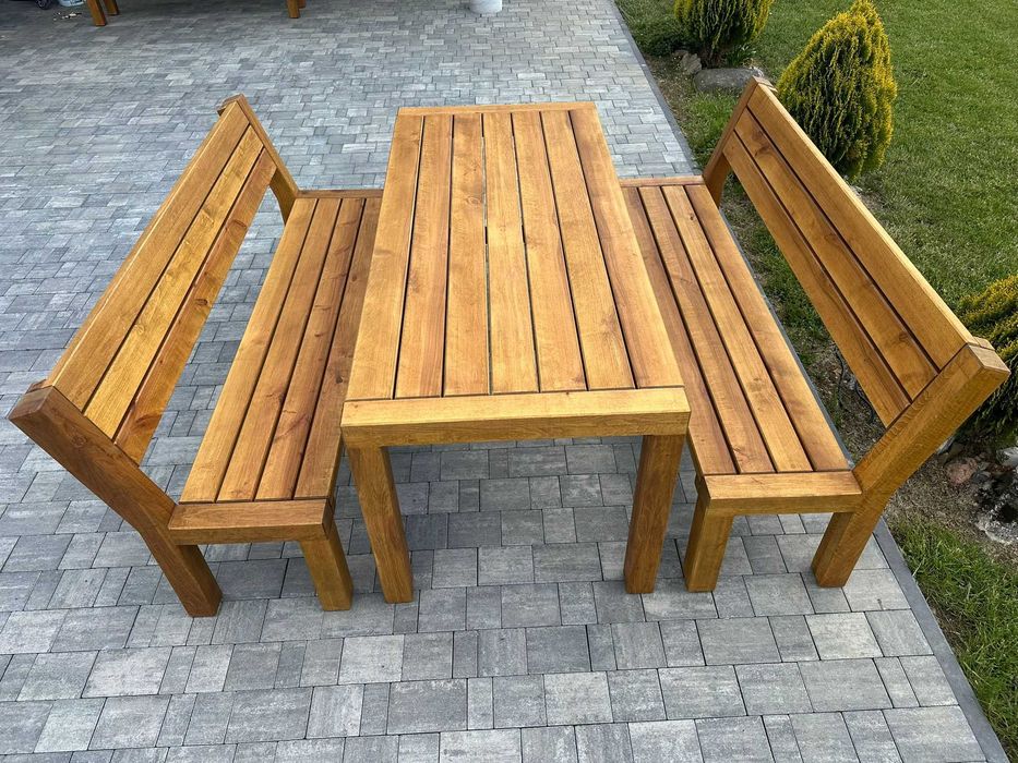 Nowoczesne Meble ogrodowe drewniane LOFT Gwarancja 5 lat