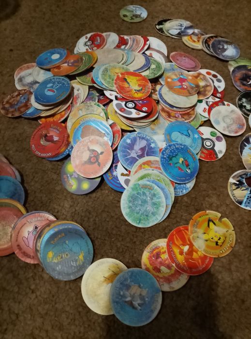 +200 Tazos Pokémon originais