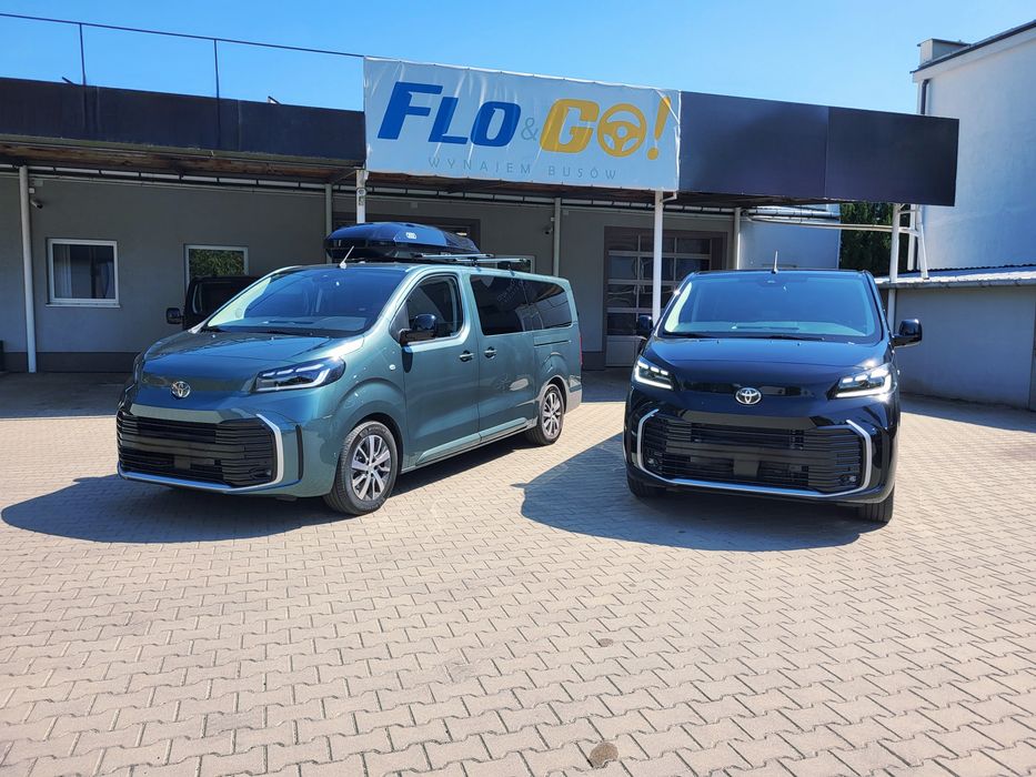 FLO&GO Wynajem busa 8/9 osobowe AUTOMAT! Polska EUROPA!