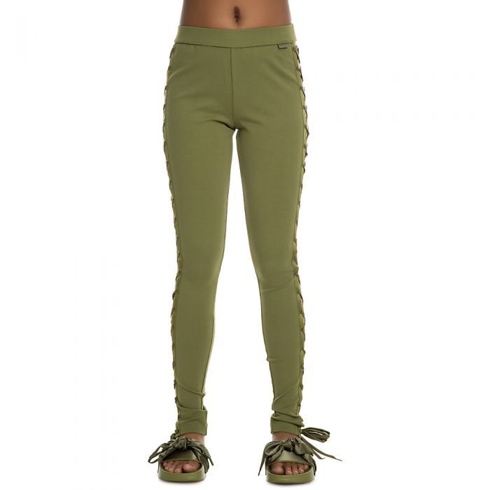 Women's boxing & bomber lacing leg-tights