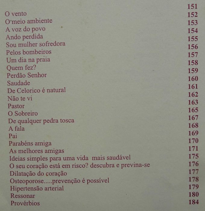 É O Coração Que Fala de Maria José Barbosa (184 Poemas)