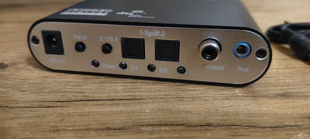 Аудіо декодер цифрового звуку з оптичного Toslink SPDIF в аналоговий 5