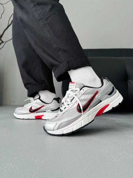 Мужские кроссовки Nike Initiator Silver/Red Gore-Tex. Размеры 40-45