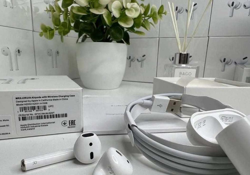 аірподс 2 1 gen Топові Навушники 1в1 Преміум