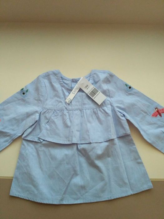 Продам детскую рубашку, кофту idexe на девочку размер 86 новую то