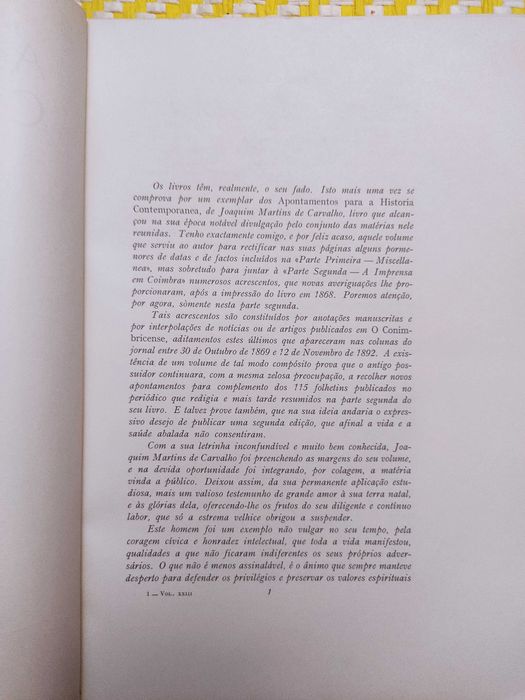 ARQUIVO COIMBRÃO  - Vol  XXIII 
Boletim Bibli Municipal
Coimbra - 1968