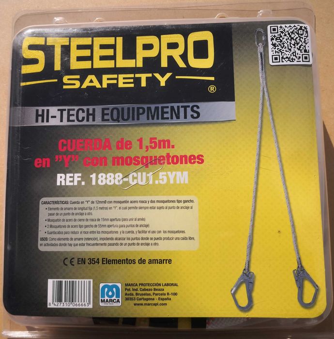 Kits Segurança Trabalho em Altura Steelpro Arnês+Corda+Mochila (Novos)