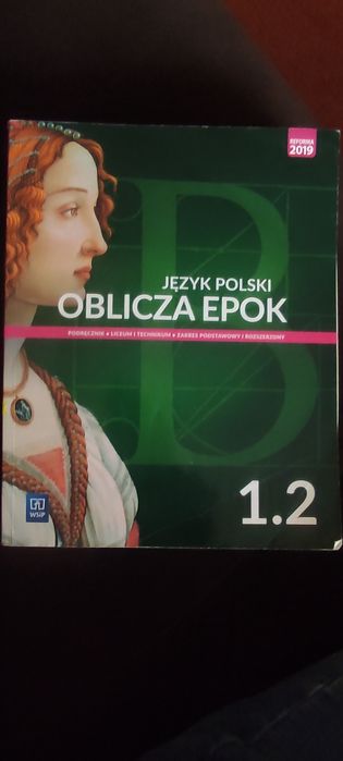 Język polski oblicza epok 1.2 podręcznik