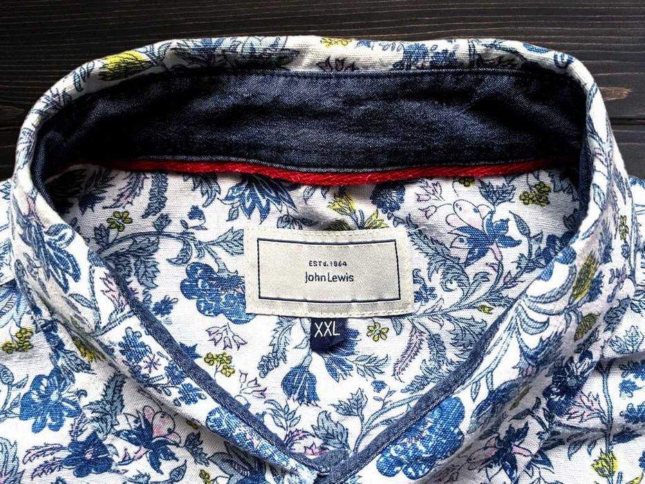 Рубашка John Lewis & Partners Goa® лён-хлопок, XL-XXL