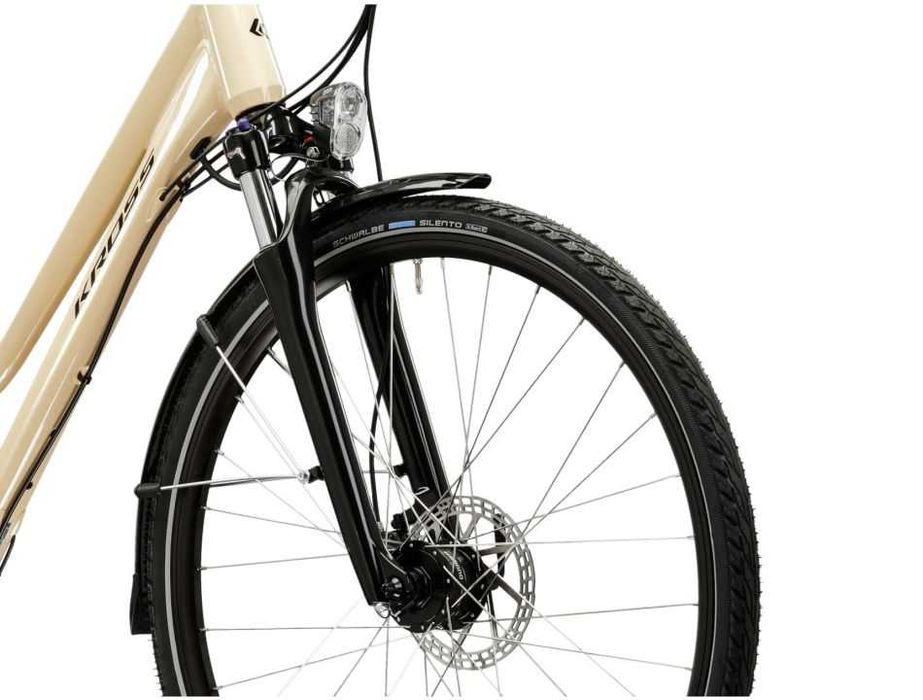 Kross Trans 8.0 Damski 17” 28” Kremowy