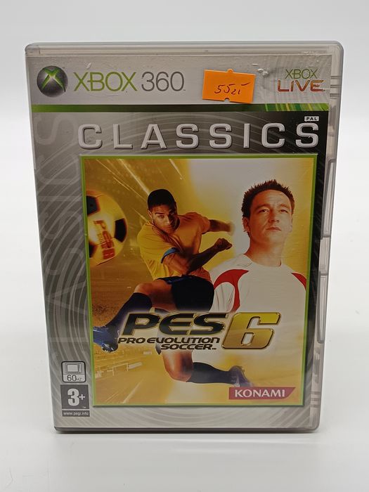pes pro evolution soccer 6 microsoft xbox 360