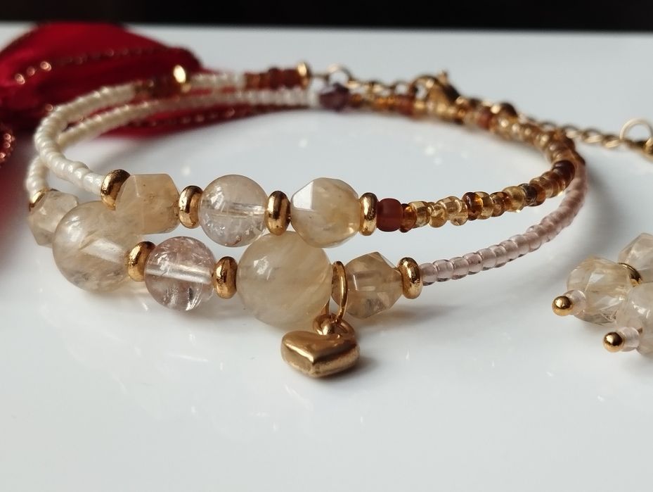 Biżuteria damska z cytrynem