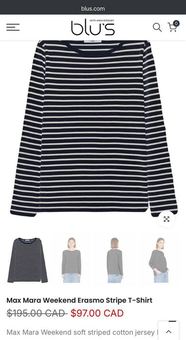 Джемпер  в смужку Max Mara Розмір М