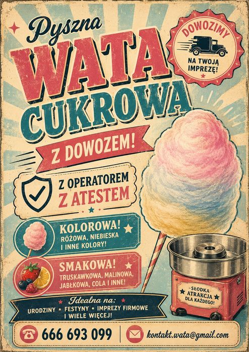 Wata cukrowa na Twoje urodziny