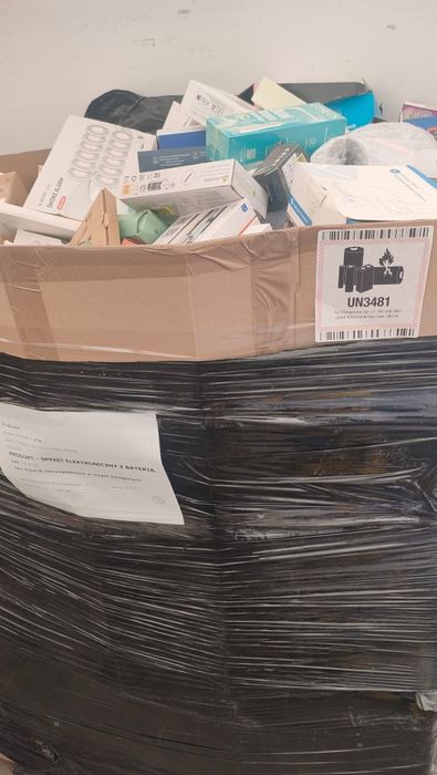 Palety Amazon Lodz LCJ4 mix zwrot utylizacja