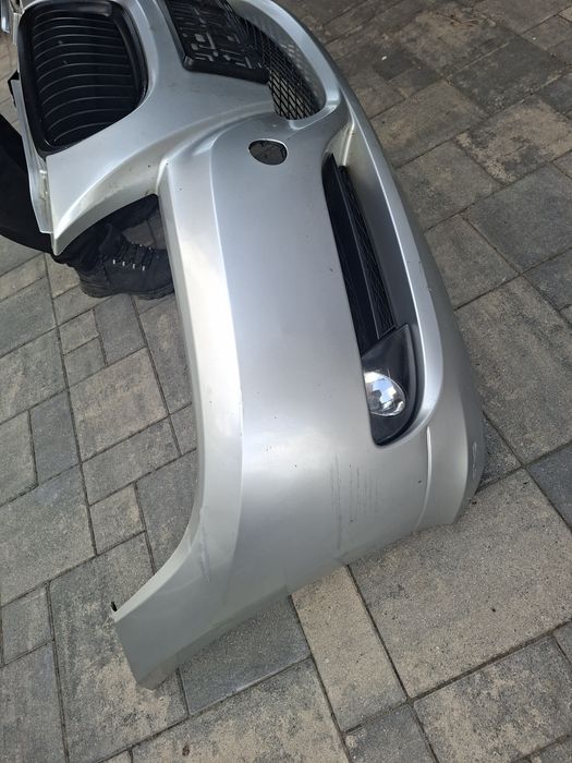 Bmw 3 e90 e91 lift 08-12 zderzak przod przedni srebrny titansilber