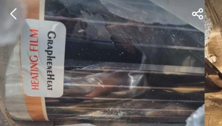 Película de aquecimento de chão flutuante