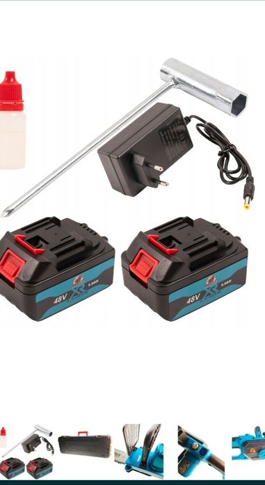 Piła akumulatorowa elektryczna  48v 2xaku 5ah najmocniejsza