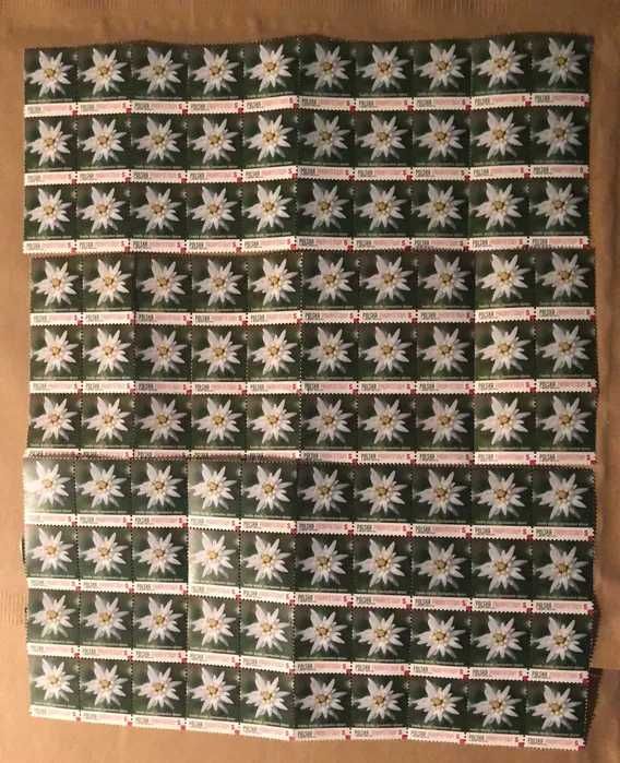 Znaczki pocztowe AKTUALNE, nowe, 5,80 zł x 100 szt.