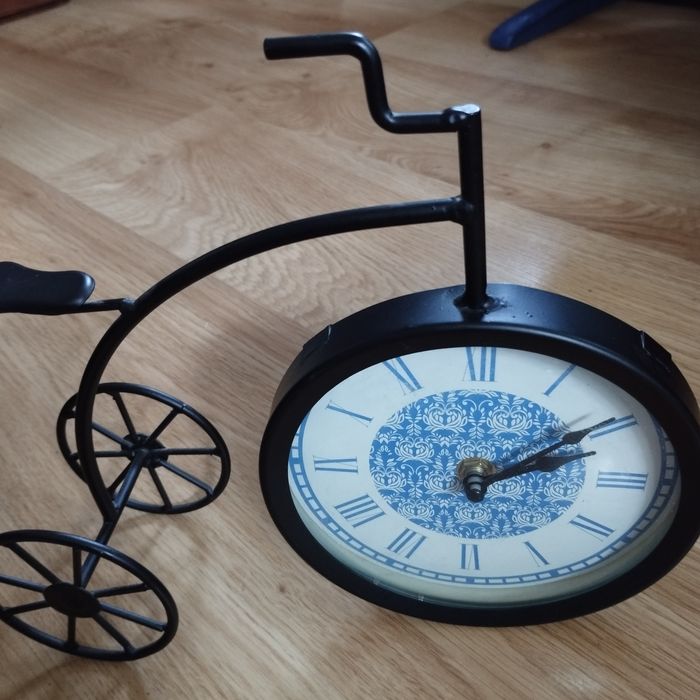 Zegar bicykl retro rower