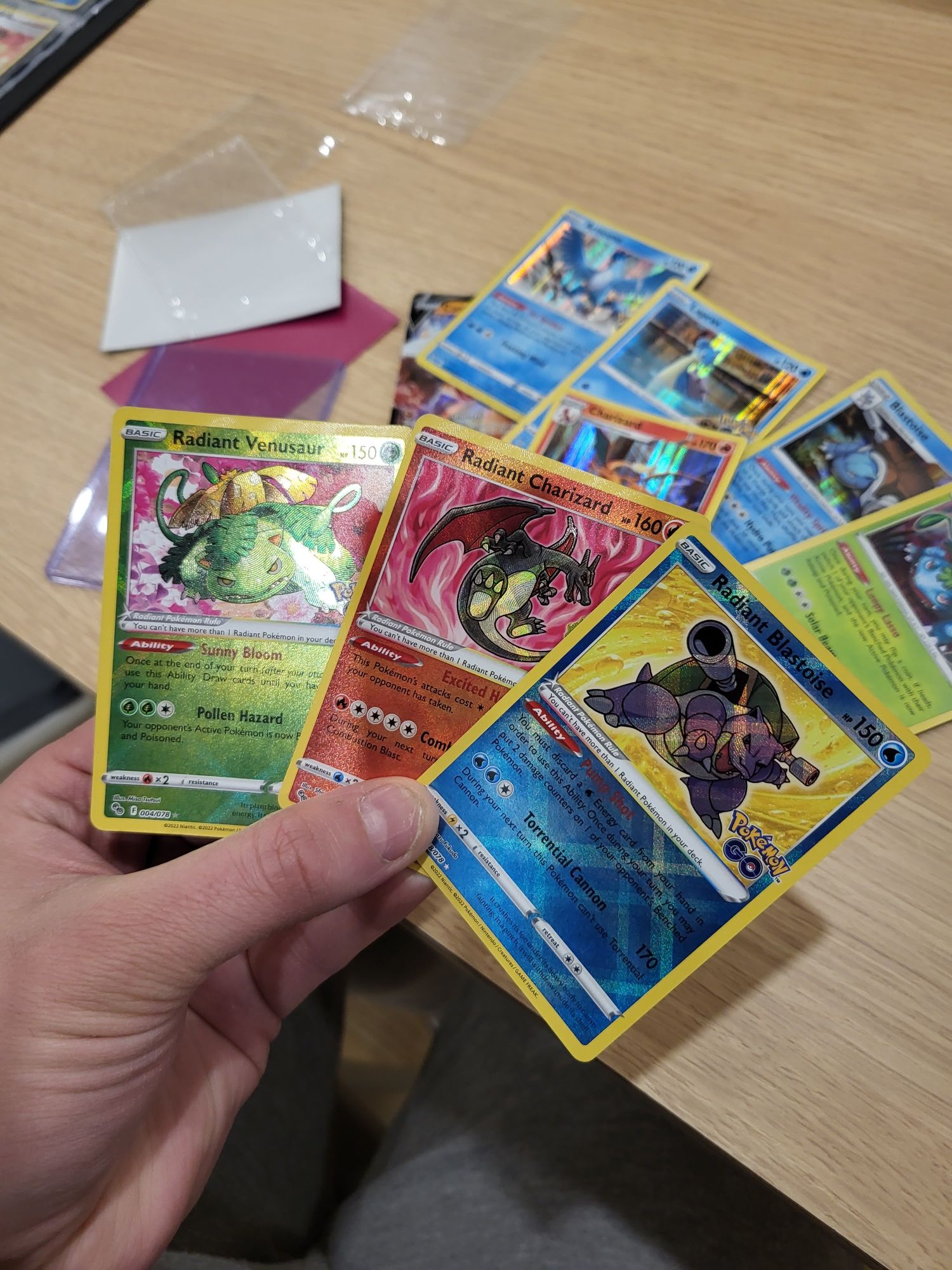 Cartas Pokémon Go Originais Raras, Charizard Blastoise Venusaur Lapras  Viseu • OLX Portugal