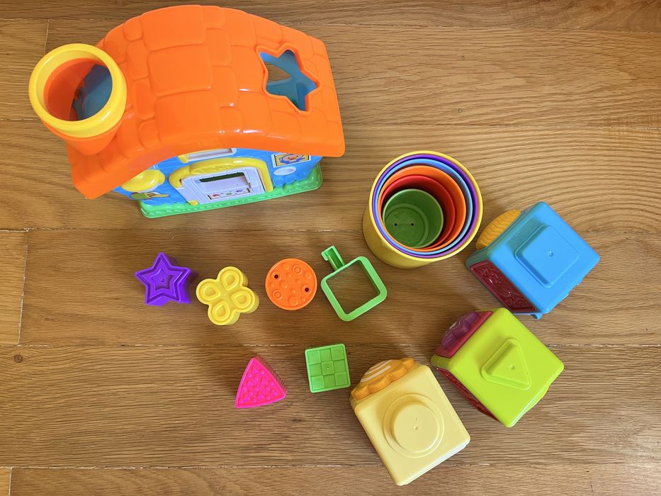 Conjunto 3 jogos de encaixe para bebés