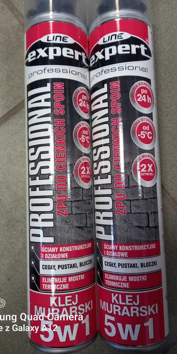 Zaprawa murarska Expert Line Proffesional w piance 3w1