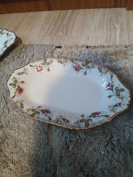 Talerze PRL z wzorem