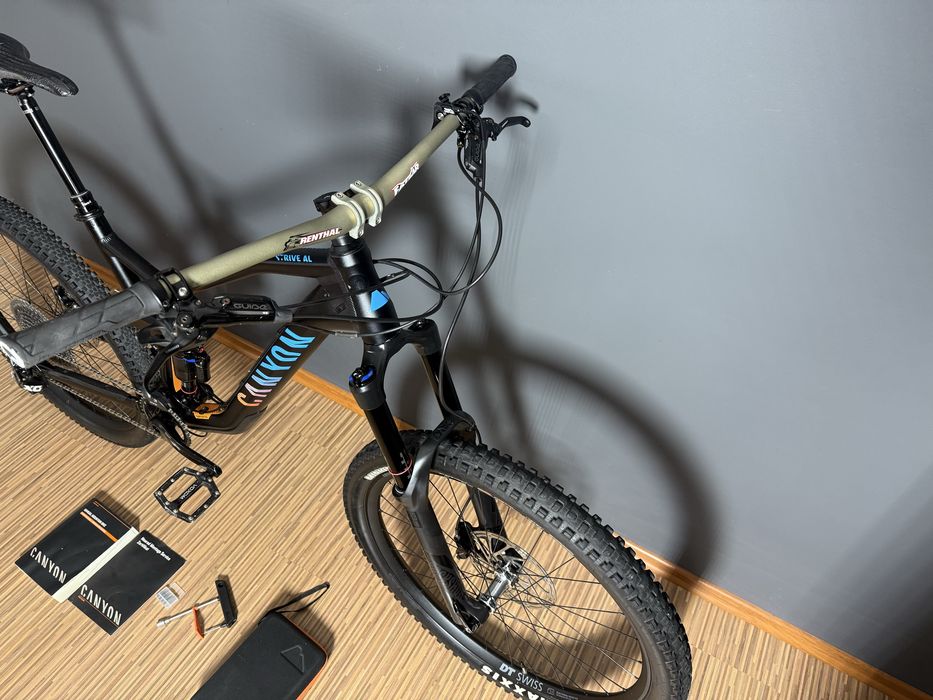 Canyon Strive AL 9.0 x0 renthal rower enduro full nie specialzied trek
